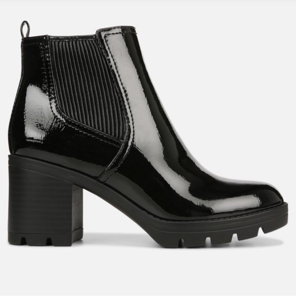 Naturalizer $179 Women Verney 2 Leather Block Heel Ankle Boots Size 11 Med Nwot View 3